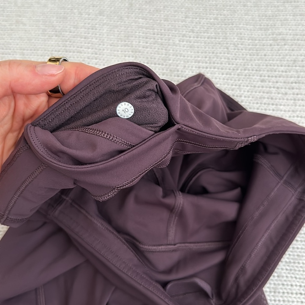 lululemon athletica Plum/Burgundy High-Rise Bike Shorts - Picture 4 of 4